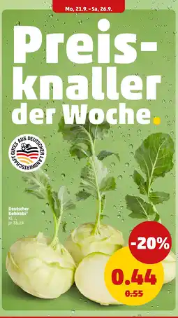 PENNY Deutscher Kohlrabi Angebot