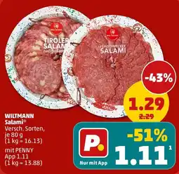 PENNY WILTMANN Salami Angebot