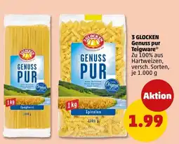 PENNY 3 GLOCKEN Genuss pur Teigware Angebot