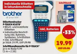 PENNY Etikettendrucker P-TOUCH H107B* Angebot