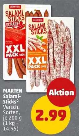 PENNY MARTEN Salami-Sticks Angebot