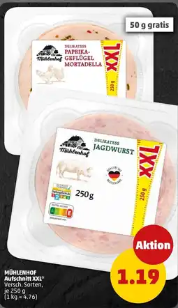 PENNY Mühlenhof Aufschnitt XXL Angebot