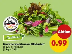PENNY Marktlliebe Deutscher mediterraner Pflücksalat Angebot
