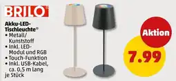PENNY BRIL0 Akku-LED-Tischleuchte Angebot