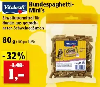 Thomas Philipps Vitakraft Hundespaghetti Mini's 80g Angebot