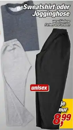 Posten Börse Sweatshirt oder Jogginghose Angebot