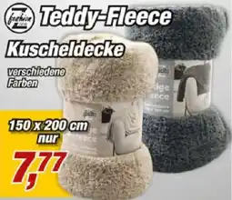 Posten Börse Teddy-Fleece Kuscheldecke Angebot