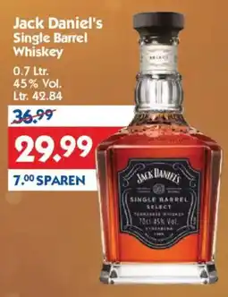 Hol'ab Getränkemarkt Jack Daniel's Single Barrel Whiskey Angebot