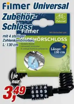 Posten Börse Filmer Universal Zubehör-Schloss Angebot
