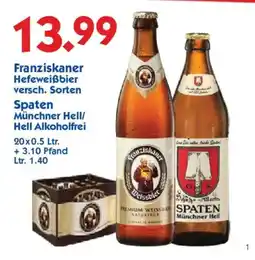 Hol'ab Getränkemarkt Franziskaner Hefeweissbier Angebot
