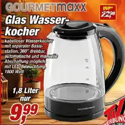 Posten Börse GOURMETmaxx Glas Wasserkocher Angebot