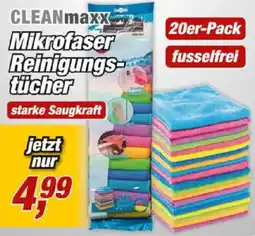 Posten Börse CLEANmaxx Mikrofaser Reinigungstücher Angebot