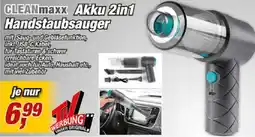 Posten Börse CLEANmaxx Akku 2in1 Handstaubsauger Angebot
