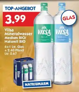 Hol'ab Getränkemarkt Vilsa Mineralwasser Medium BIO/Naturell BIO Angebot