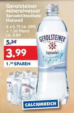 Hol'ab Getränkemarkt Gerolsteiner Mineralwasser Sprudel Angebot