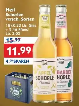 Hol'ab Getränkemarkt Heil Schorlen Angebot