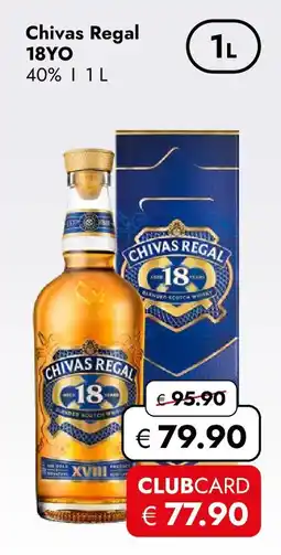 Travel Free Chivas Regal 18YO Angebot
