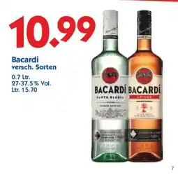 Hol'ab Getränkemarkt Bacardi versch. Sorten Angebot