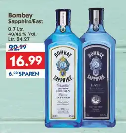 Hol'ab Getränkemarkt Bombay Sapphire/East Angebot