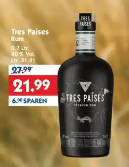 Hol'ab Getränkemarkt Tres Países Rum Angebot