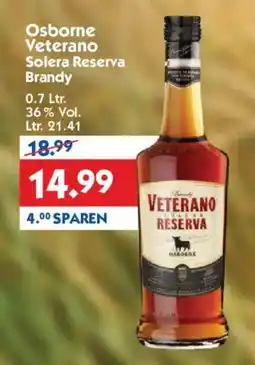 Hol'ab Getränkemarkt Osborne Veteran Solera Reserva Brandy Angebot