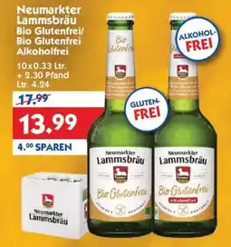 Hol'ab Getränkemarkt Neumarkter Lammsbräu Bio Glutenfrei/Alkoholfrei Angebot