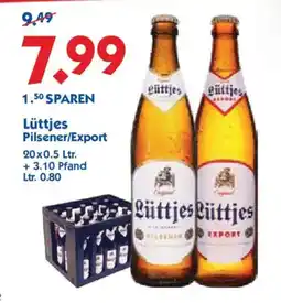 Hol'ab Getränkemarkt Lüttjes Pilsener/Export Angebot