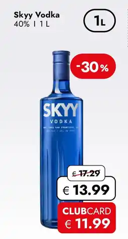 Travel Free Skyy Vodka Angebot