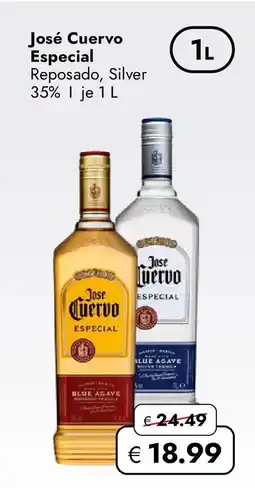 Travel Free José Cuervo Especial Reposado, Silver Angebot