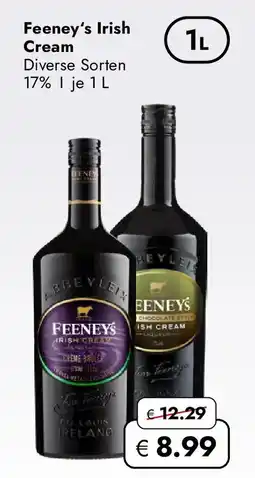 Travel Free Feeney's Irish Cream Angebot
