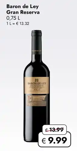 Travel Free Baron de Ley Gran Reserva Angebot