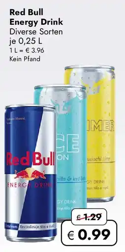 Travel Free Red Bull Energy Drink Angebot