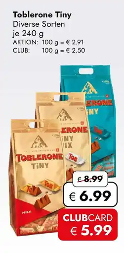 Travel Free Toblerone Tiny Angebot