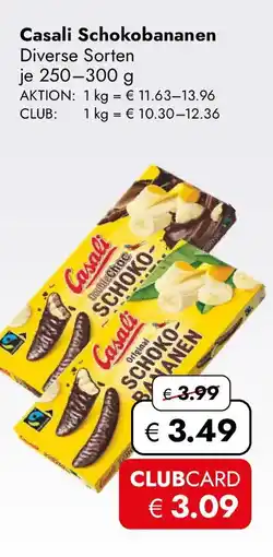 Travel Free Casali Schokobananen Angebot