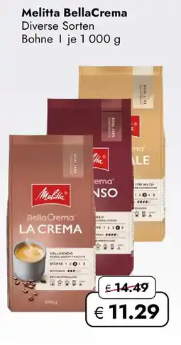 Travel Free Melitta BellaCrema Angebot