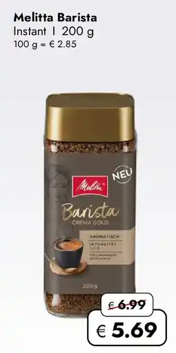 Travel Free Melitta Barista Angebot
