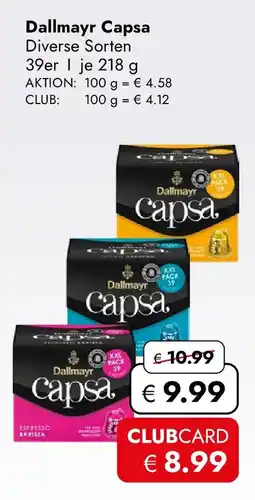 Travel Free Dallmayr Capsa Angebot