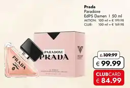 Travel Free Prada Paradoxe EdPS Damen Angebot