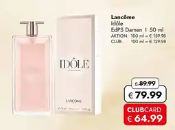 Travel Free Lancôme Idôle EdPS Damen Angebot