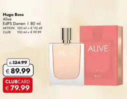 Travel Free Hugo Boss Alive EdPS Damen Angebot