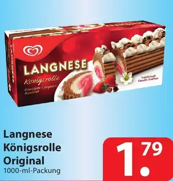 Famila Nord Ost Langnese Königsrolle Original 1000ml Angebot