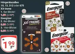 Globus Energizer Hörgerätezellen Angebot