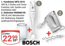 Globus BOSCH Handmixer MFQ 3010 Angebot