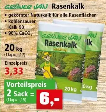 Thomas Philipps Grüner Jan Rasenkalk 20kg Angebot