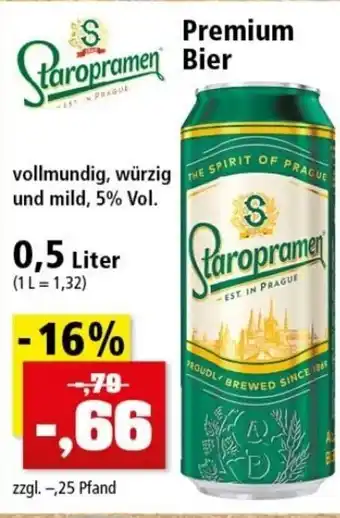 Thomas Philipps Staropramen Premium Bier 0,5L Angebot