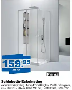 i&M Bauzentrum Prima Schiebetür-Eckeinstieg Angebot