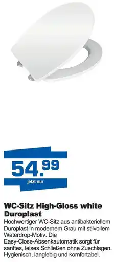 i&M Bauzentrum WC-Sitz High-Gloss white Duroplast Angebot