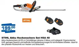 i&M Bauzentrum STIHL Akku Heckenschere Set HSA 40 Angebot