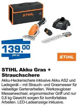 i&M Bauzentrum STIHL Akku Gras + Strauchschere Angebot