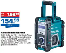 i&M Bauzentrum Makita Akku-Baustellenradio Angebot